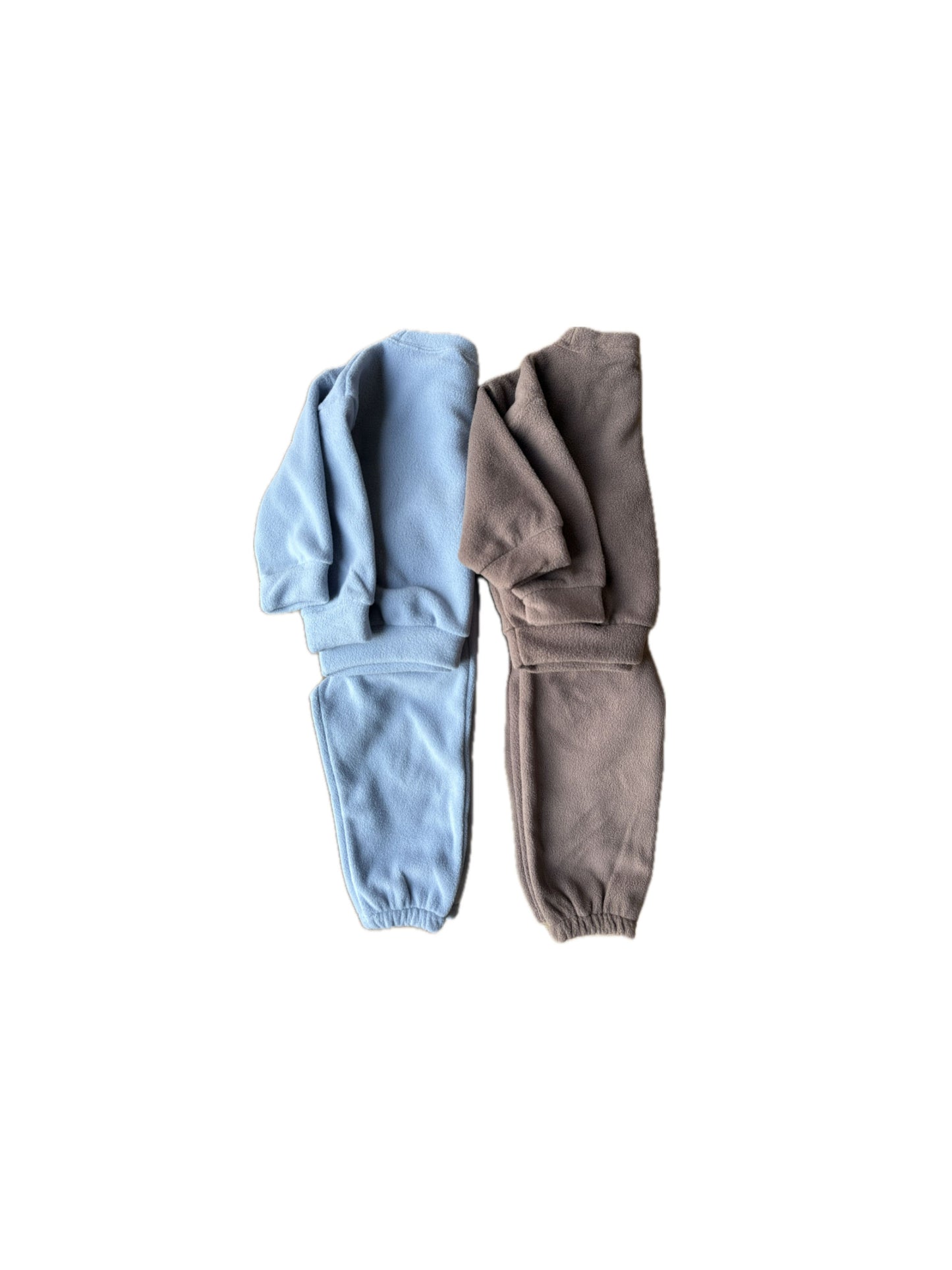 Fleece jogger set - sky