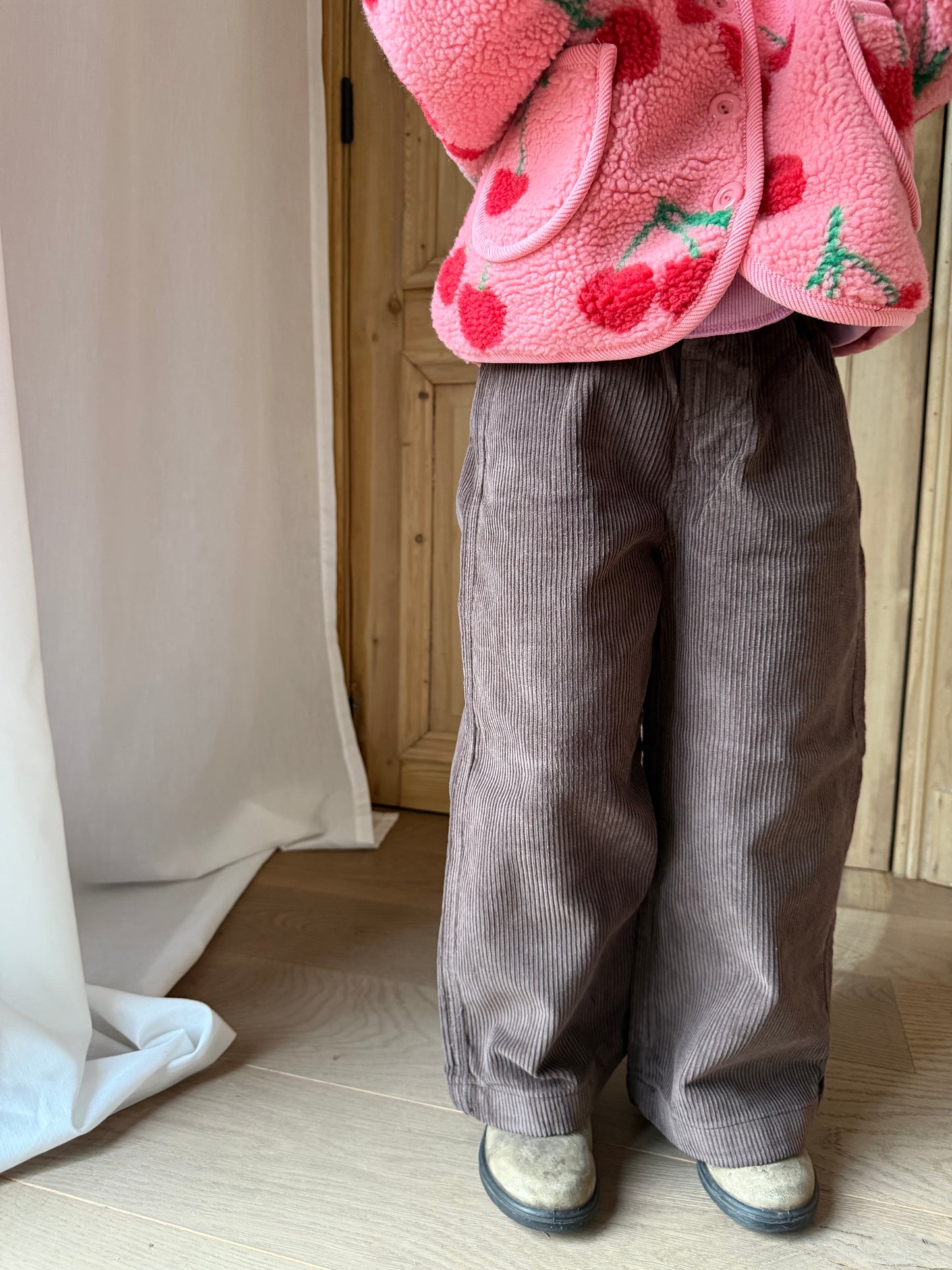 Brown corduroy pants