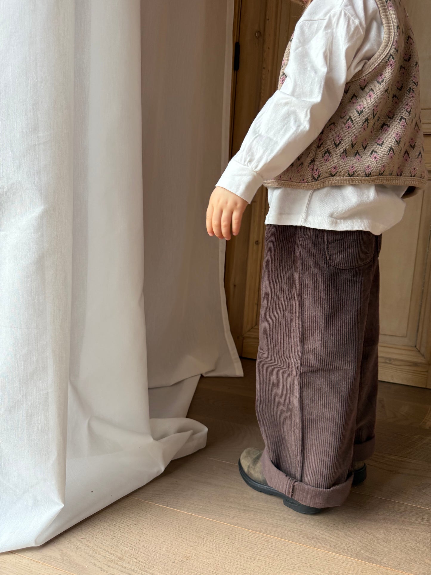 Brown corduroy pants