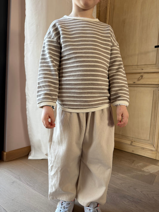Mocha stripe jumper