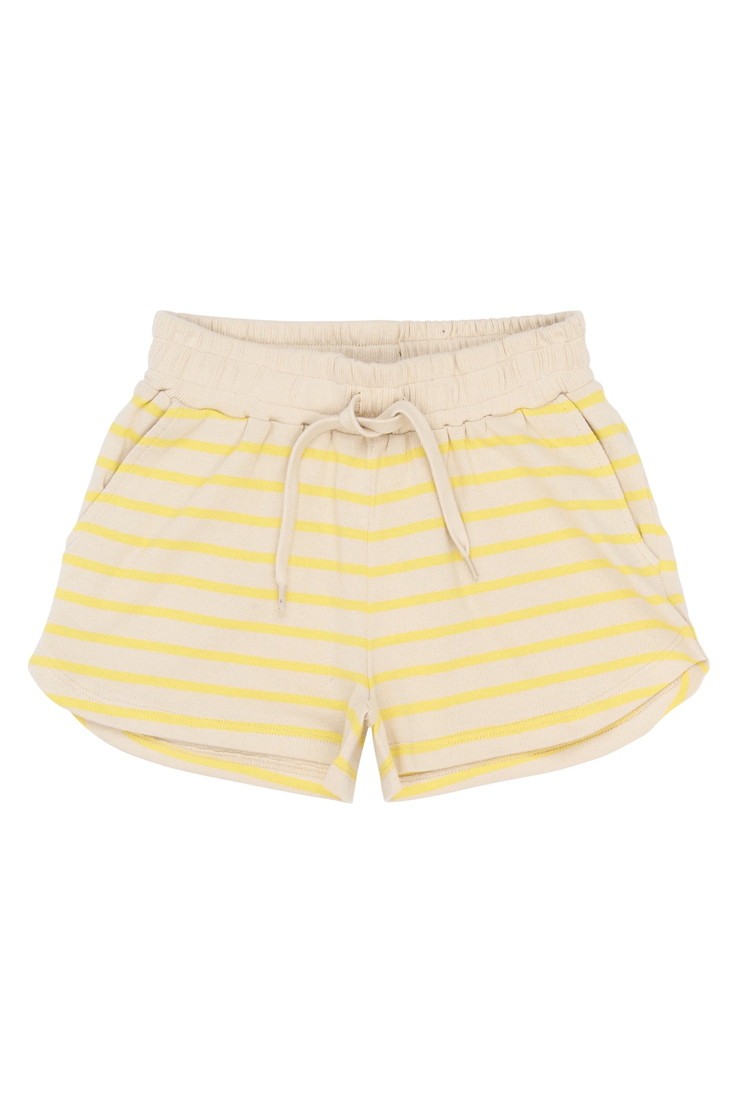 Yellow striped shorts