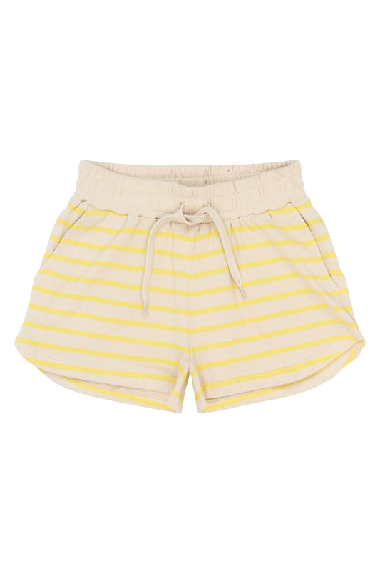 Yellow striped shorts
